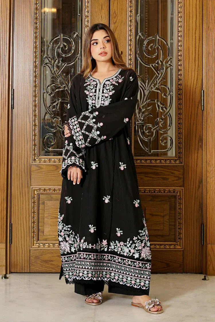 Picture of Zyna - Winter Elegance Collection - 07-NOIR - Unstitched - Available at Raja Sahib