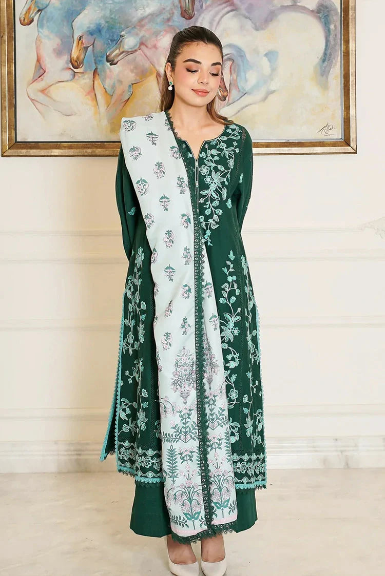 Picture of Zyna - Winter Elegance Collection - 09-SILVA - Unstitched - Available at Raja Sahib