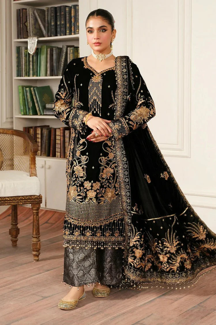Picture of Raeesa - Sheen Luxury Velvet - HV-02-Naz - Unstitched - Available at Raja Sahib