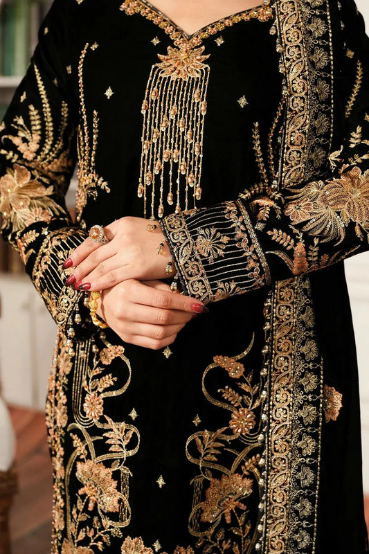 Picture of Raeesa - Sheen Luxury Velvet - HV-02-Naz - Unstitched - Available at Raja Sahib