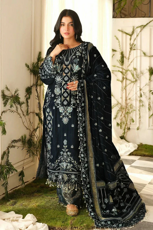 Picture of Raeesa - Sheen Luxury Velvet - HV-05-Zeve - Unstitched - Available at Raja Sahib