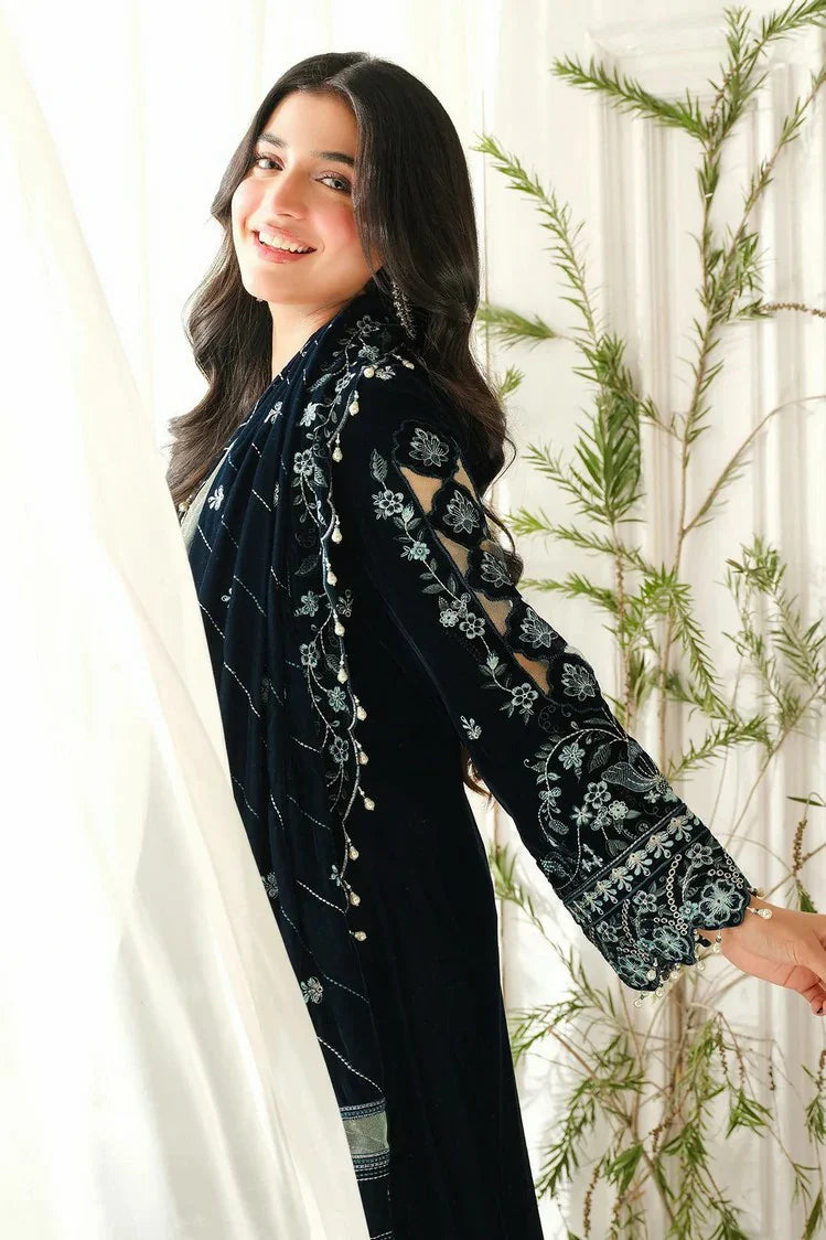 Picture of Raeesa - Sheen Luxury Velvet - HV-05-Zeve - Unstitched - Available at Raja Sahib