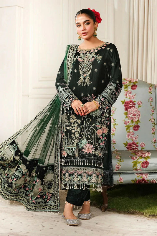 Picture of Raeesa - Sheen Luxury Velvet - HV-06-Talia - Unstitched - Available at Raja Sahib