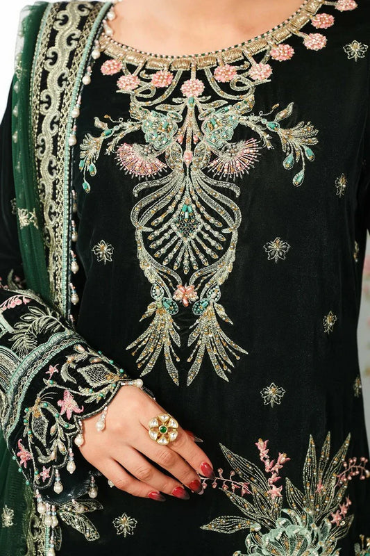 Picture of Raeesa - Sheen Luxury Velvet - HV-06-Talia - Unstitched - Available at Raja Sahib