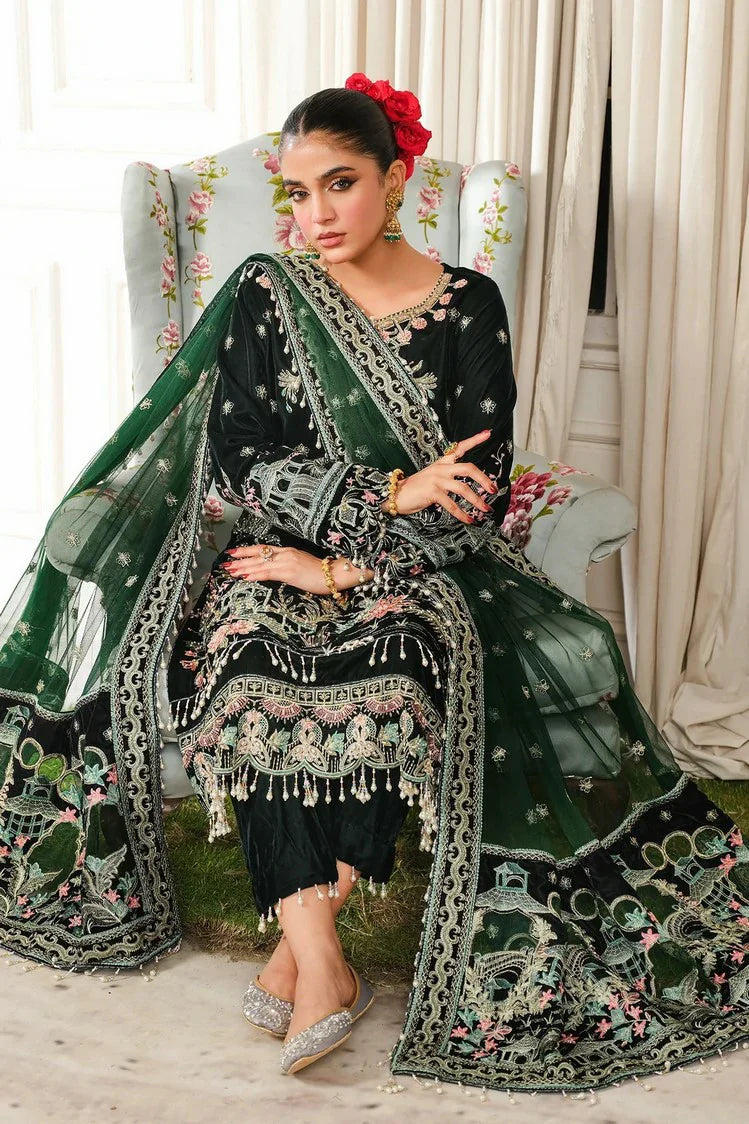 Picture of Raeesa - Sheen Luxury Velvet - HV-06-Talia - Unstitched - Available at Raja Sahib
