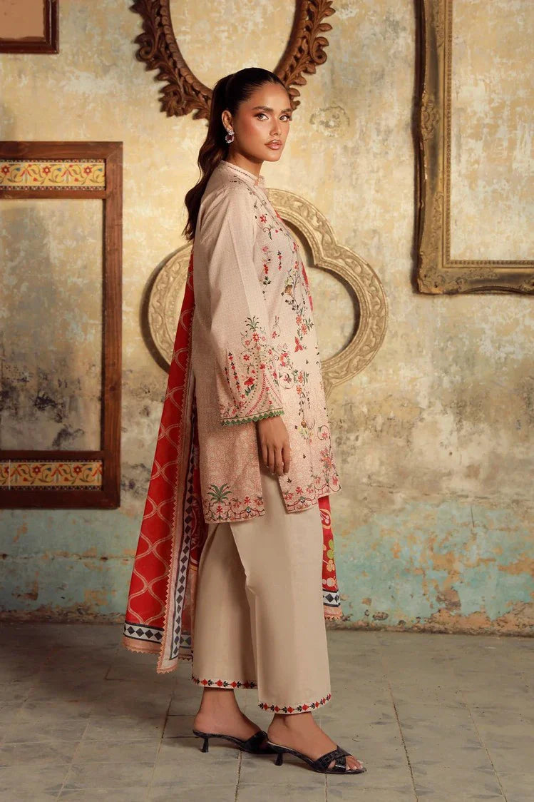 Picture of Sahar - Elara Fall Winter Printed Collection - AW1-25-08-Serene Coral - Unstitched - Available at Raja Sahib