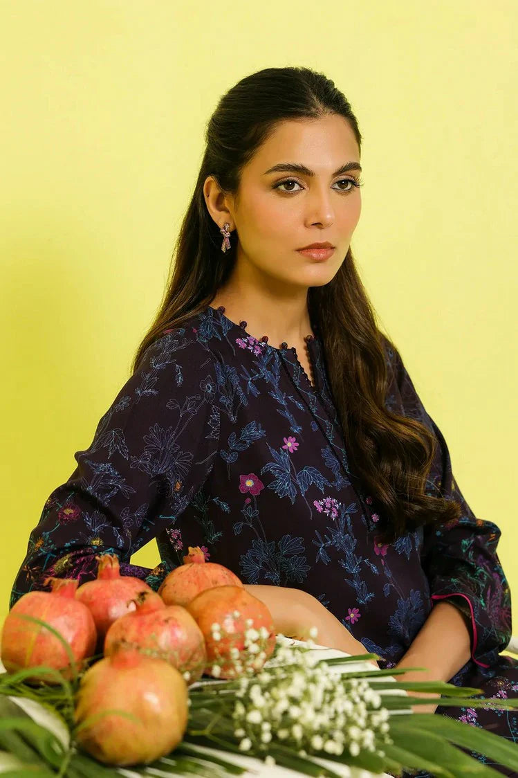 Picture of Sahar - Elara Fall Winter 2 Piece Printed Collection - AW1-25-23-Iris Charm - Unstitched - Available at Raja Sahib