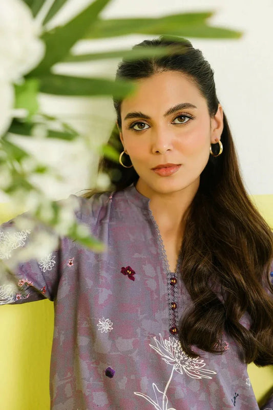 Picture of Sahar - Elara Fall Winter 2 Piece Printed Collection - AW1-25-27-Amethyst Oasis - Unstitched - Available at Raja Sahib