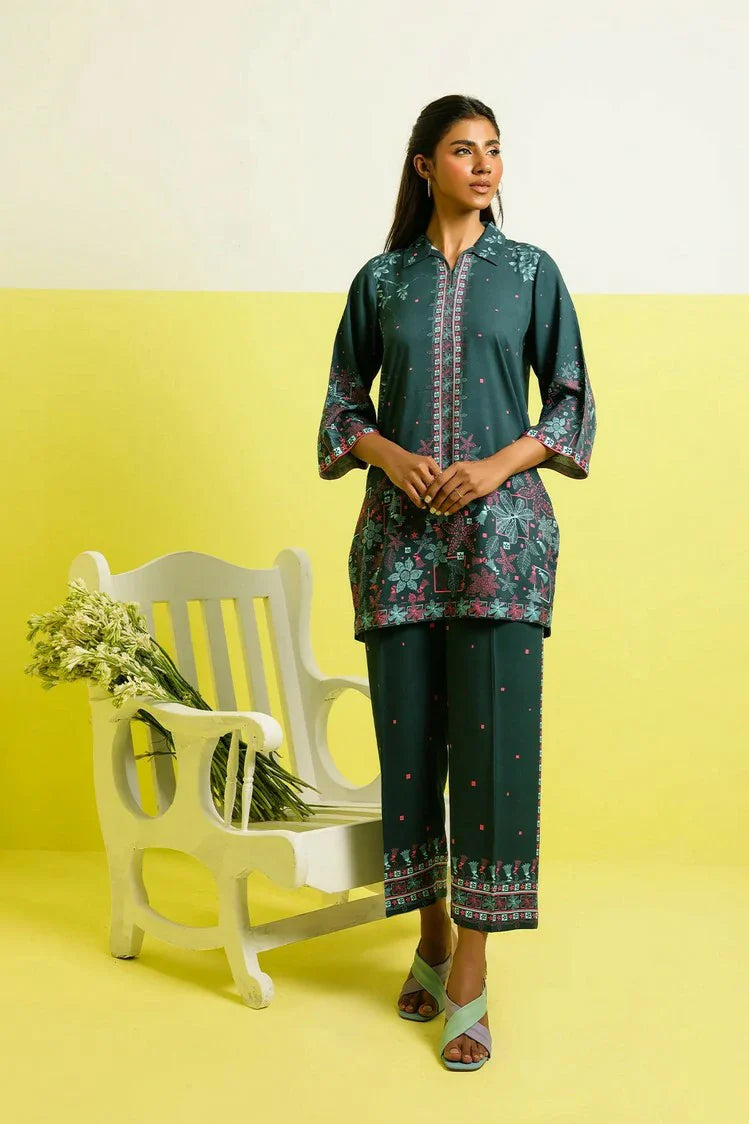 Picture of Sahar - Elara Fall Winter 2 Piece Printed Collection - AW1-25-28-Floral Drift - Unstitched - Available at Raja Sahib