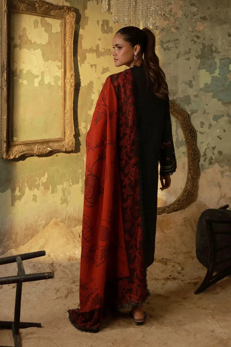 Picture of Sahar - Fall Embroidered Edit - AW1-25-12-Scarlet Eclipse - Unstitched - Available at Raja Sahib