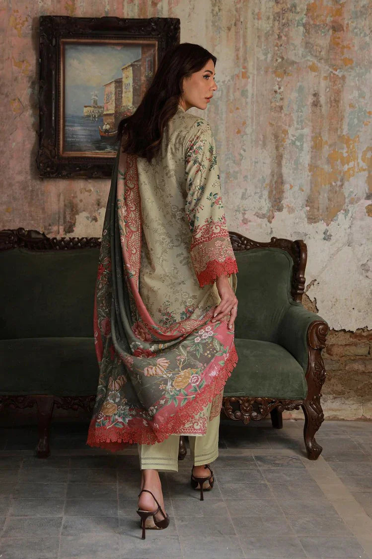 Picture of Sahar - Fall Embroidered Viscose Edit - AW1-25-17-Rose Dust - Unstitched - Available at Raja Sahib