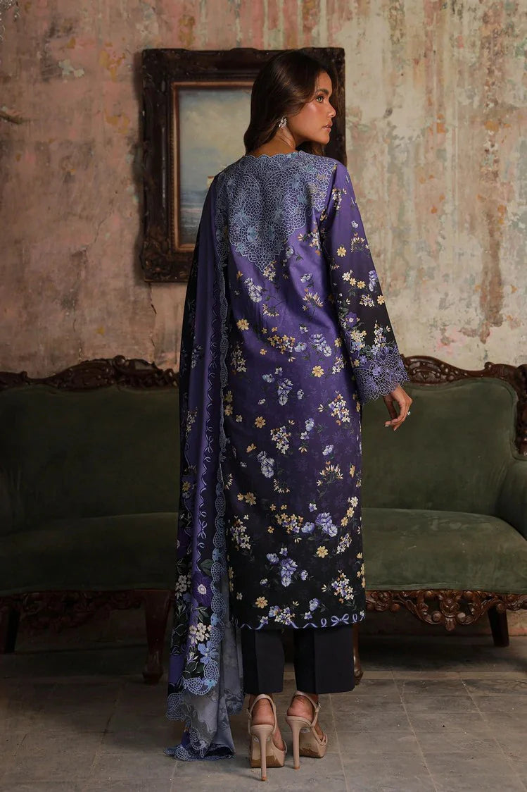 Picture of Sahar - Fall Embroidered Viscose Edit - AW1-25-19-Twilight Iris - Unstitched - Available at Raja Sahib