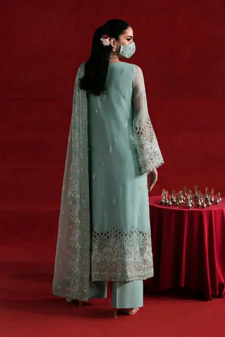 Picture of Flossie - Kohinoor Luxury Chiffon Collection - KOH-102 - Unstitched - Available at Raja Sahib