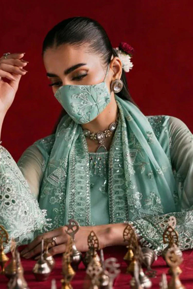 Picture of Flossie - Kohinoor Luxury Chiffon Collection - KOH-102 - Unstitched - Available at Raja Sahib