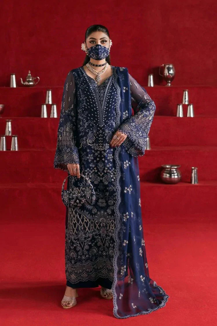 Picture of Flossie - Kohinoor Luxury Chiffon Collection - KOH-103 - Unstitched - Available at Raja Sahib