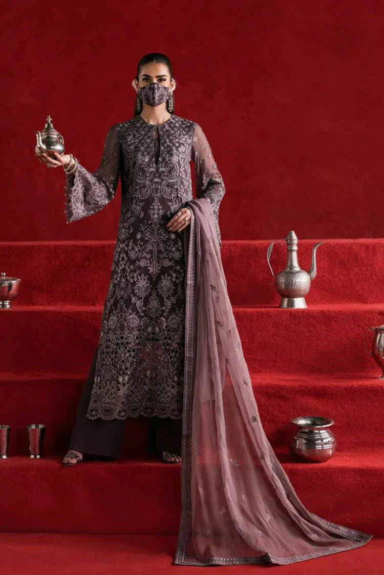 Picture of Flossie - Kohinoor Luxury Chiffon Collection - KOH-106 - Unstitched - Available at Raja Sahib