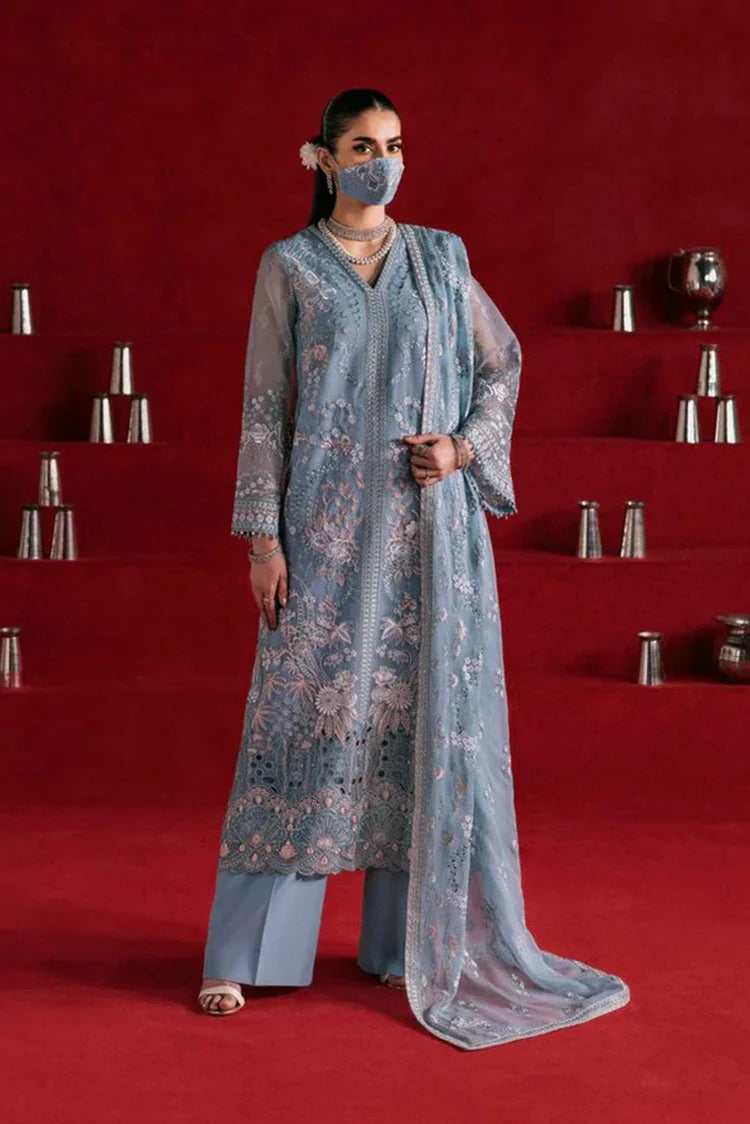 Picture of Flossie - Kohinoor Luxury Chiffon Collection - KOH-107 - Unstitched - Available at Raja Sahib