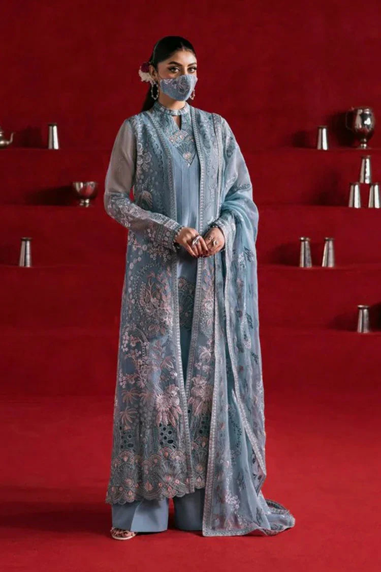 Picture of Flossie - Kohinoor Luxury Chiffon Collection - KOH-107 - Unstitched - Available at Raja Sahib