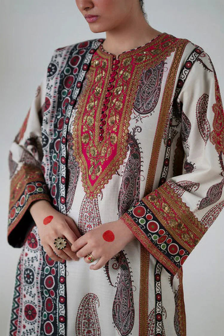 Picture of Freesia - Noore Winter Collection - ZOHAL-FSU5678 - Unstitched - Available at Raja Sahib