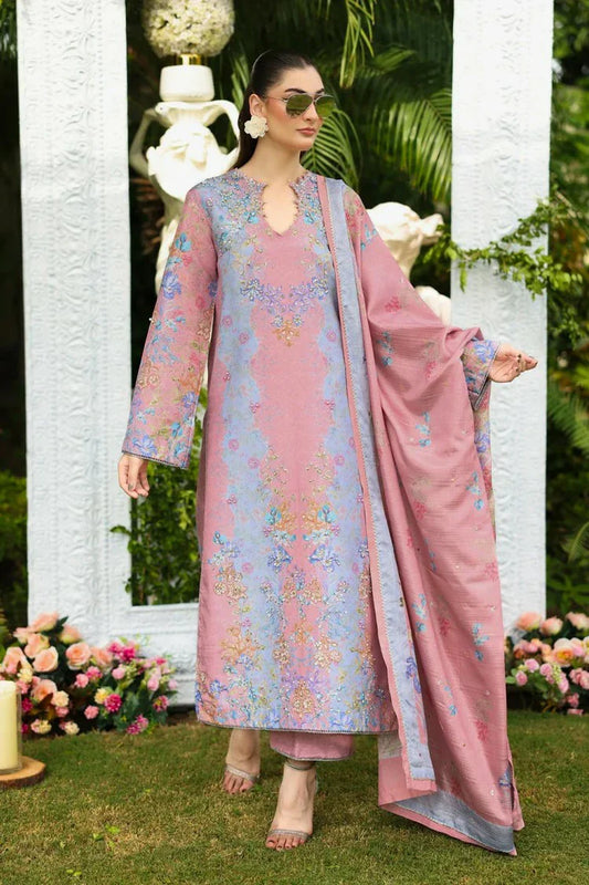 Picture of Rang Rasiya - Luxe Silk Edit - D02-Malisa - Unstitched - Available at Raja Sahib
