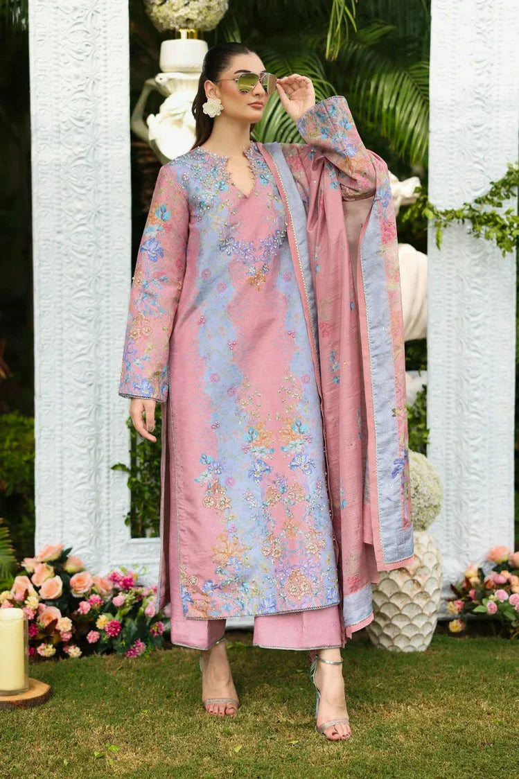 Picture of Rang Rasiya - Luxe Silk Edit - D02-Malisa - Unstitched - Available at Raja Sahib