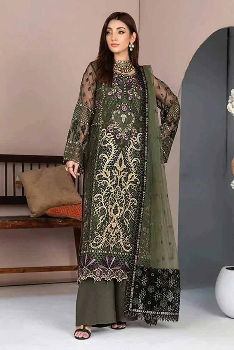 Picture of Janique - JJ Embellish Luxury Collection Vol 10 - Design 04 - Unstitched - Available at Raja Sahib