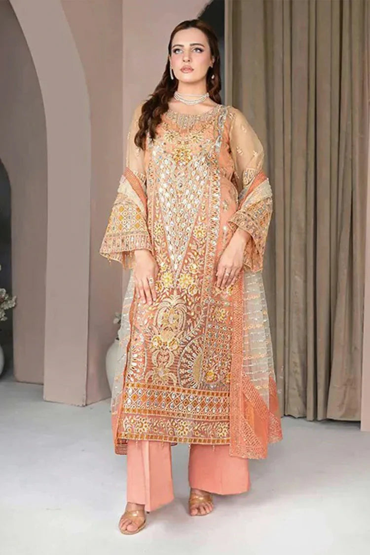 Picture of Janique - JJ Embellish Luxury Collection Vol 10 - Design 05 - Unstitched - Available at Raja Sahib