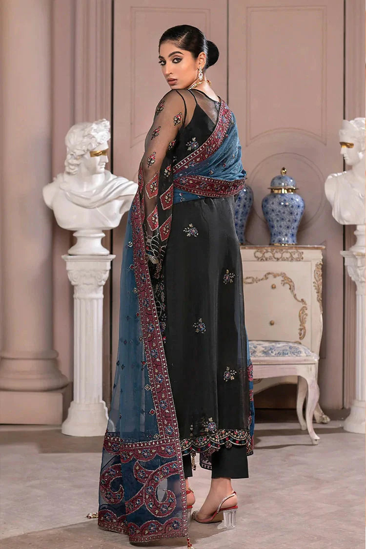 Picture of D 005 Night Bloom JJ Embellished Luxury Collection Vol 2 - Available at Raja Sahib