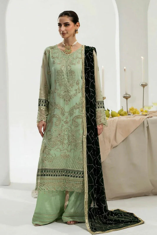 Picture of Noor e Fajar - Zahra Luxury Festive Chiffon Collection - ZR-06 - Unstitched - Available at Raja Sahib