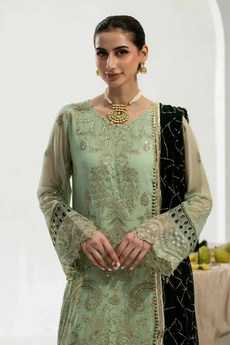 Picture of Noor e Fajar - Zahra Luxury Festive Chiffon Collection - ZR-06 - Unstitched - Available at Raja Sahib