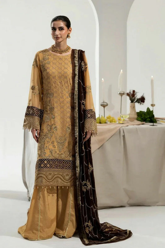 Picture of Noor e Fajar - Zahra Luxury Festive Chiffon Collection - ZR-09 - Unstitched - Available at Raja Sahib