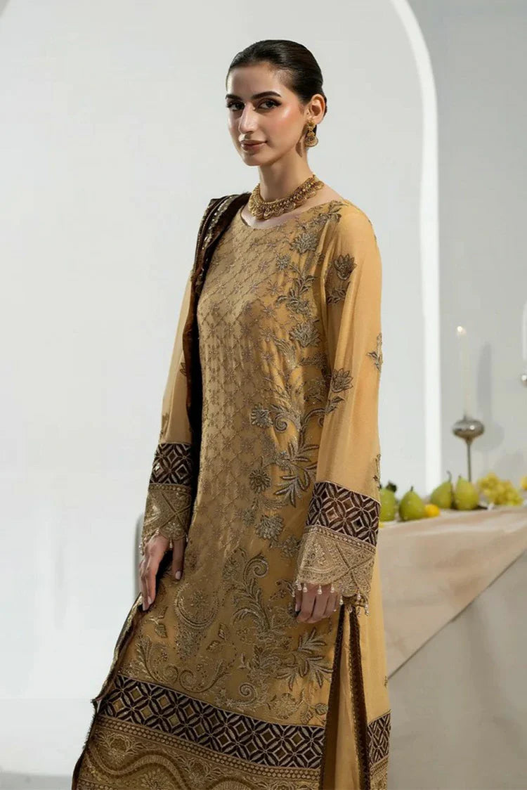 Picture of Noor e Fajar - Zahra Luxury Festive Chiffon Collection - ZR-09 - Unstitched - Available at Raja Sahib