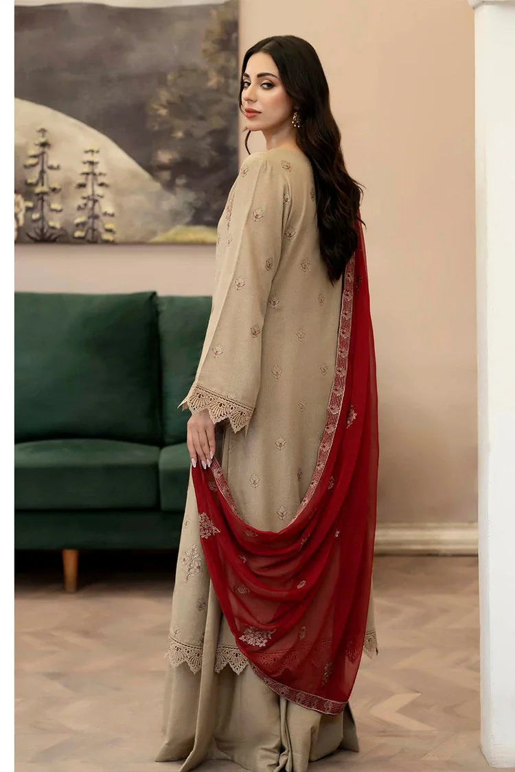 Picture of Noor e Fajar - Marjjan Embroidered Karandi Collection - KR-234 - Unstitched - Available at Raja Sahib