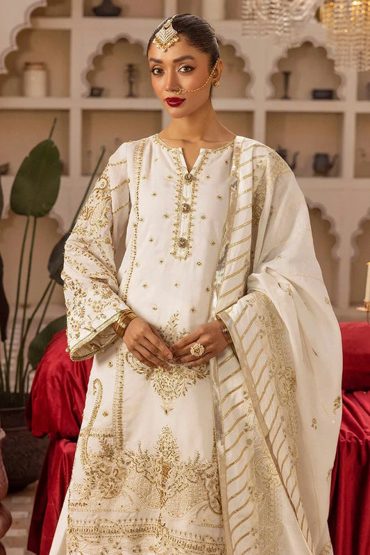 Picture of Tessa - Bridal Wear Dresses Collection - Masakli (D-03 White) - Unstitched - Available at Raja Sahib