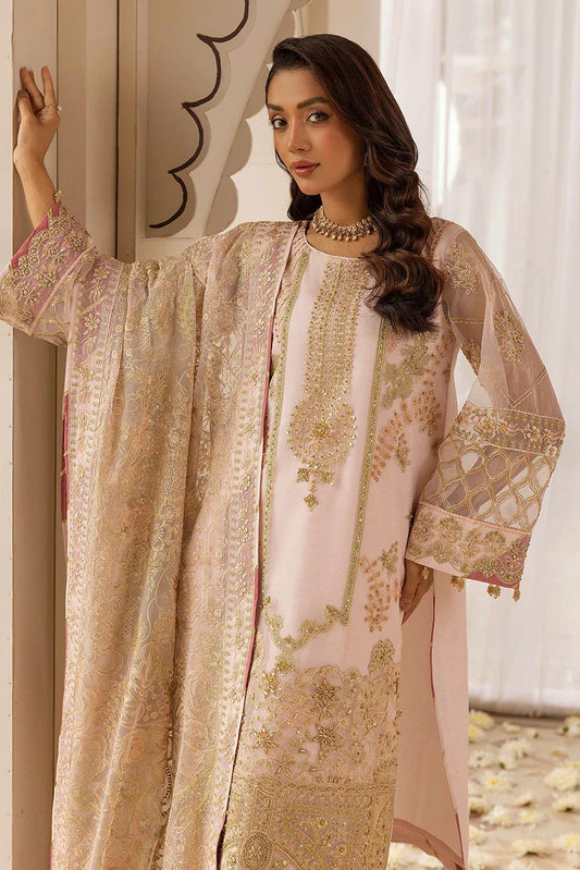 Picture of Tessa - Bridal Wear Dresses Collection - Dur e Fishan ( D-04 L-Pink ) - Unstitched - Available at Raja Sahib