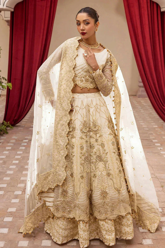 Picture of Tessa - Bridal Wear Dresses Collection - Gull e Rana (D-06 Off White Mexi) - Unstitched - Available at Raja Sahib