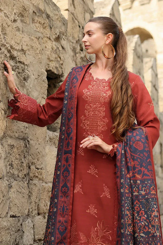 Picture of Rang Rasiya - Carnation Winter Luxury Shawl Edit - 14 Cardamom - Unstitched - Available at Raja Sahib