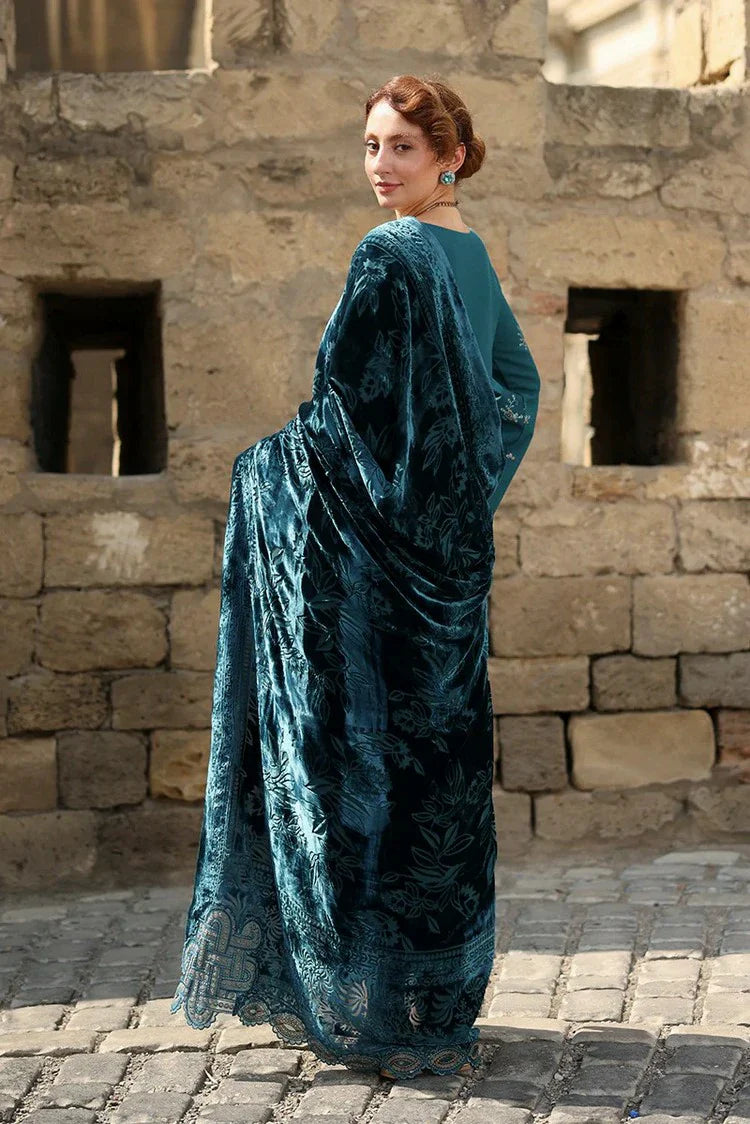 Picture of Rang Rasiya - Carnation Winter Luxury Shawl Edit - 01 Mint - Unstitched - Available at Raja Sahib