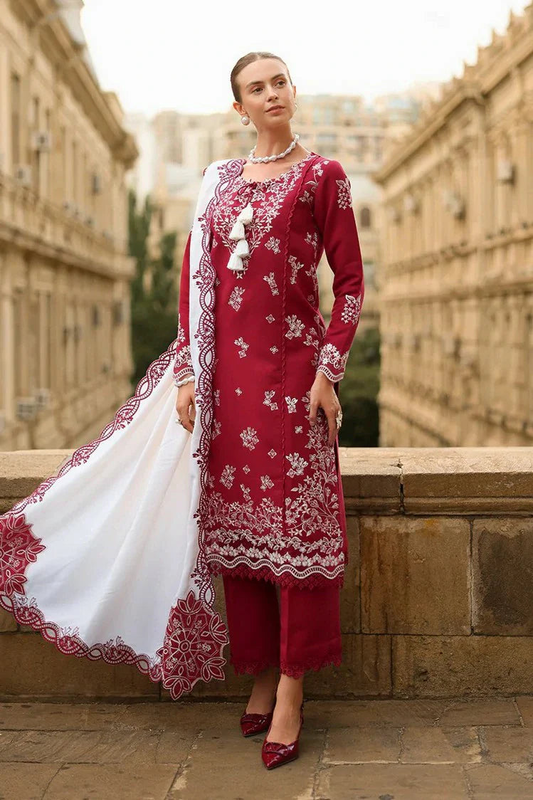 Picture of Rang Rasiya - Carnation Winter Luxury Shawl Edit - 05 Rose - Unstitched - Available at Raja Sahib