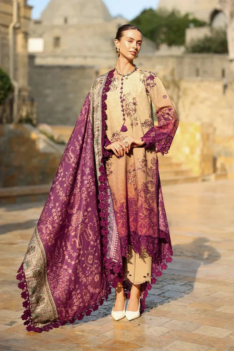 Picture of Rang Rasiya - Carnation Winter Luxury Shawl Edit - 08 Chai - Unstitched - Available at Raja Sahib