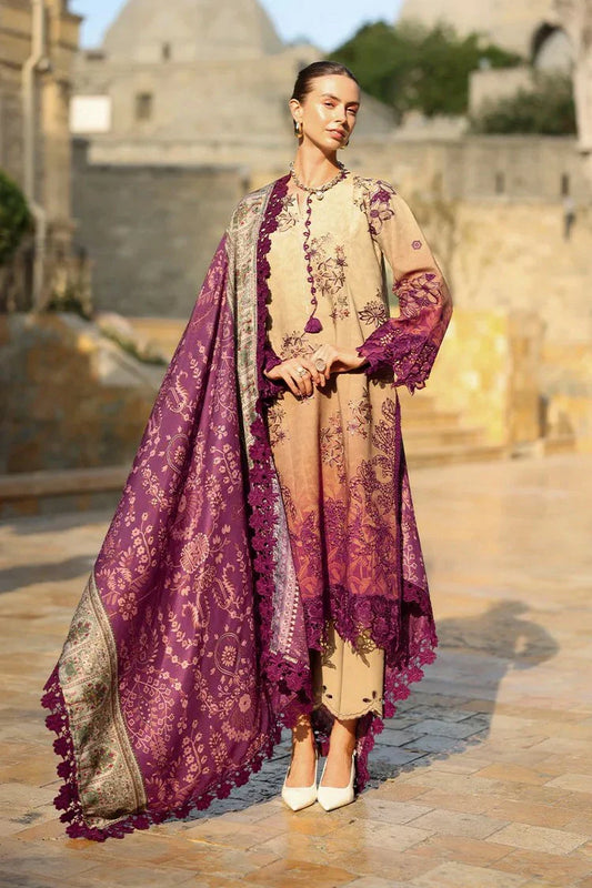 Picture of Rang Rasiya - Carnation Winter Luxury Shawl Edit - 08 Chai - Unstitched - Available at Raja Sahib