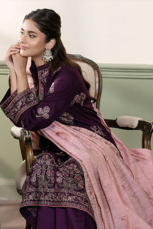 Picture of Noor e Fajar - Nisha Embroidered Winter Raw Silk Collection - IS-011 - Unstitched - Available at Raja Sahib