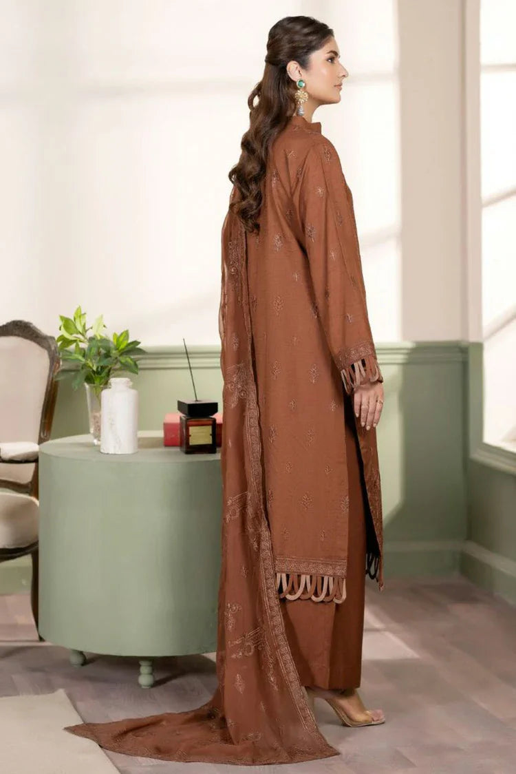 Picture of Noor e Fajar - Nisha Embroidered Winter Raw Silk Collection - IS-012 - Unstitched - Available at Raja Sahib