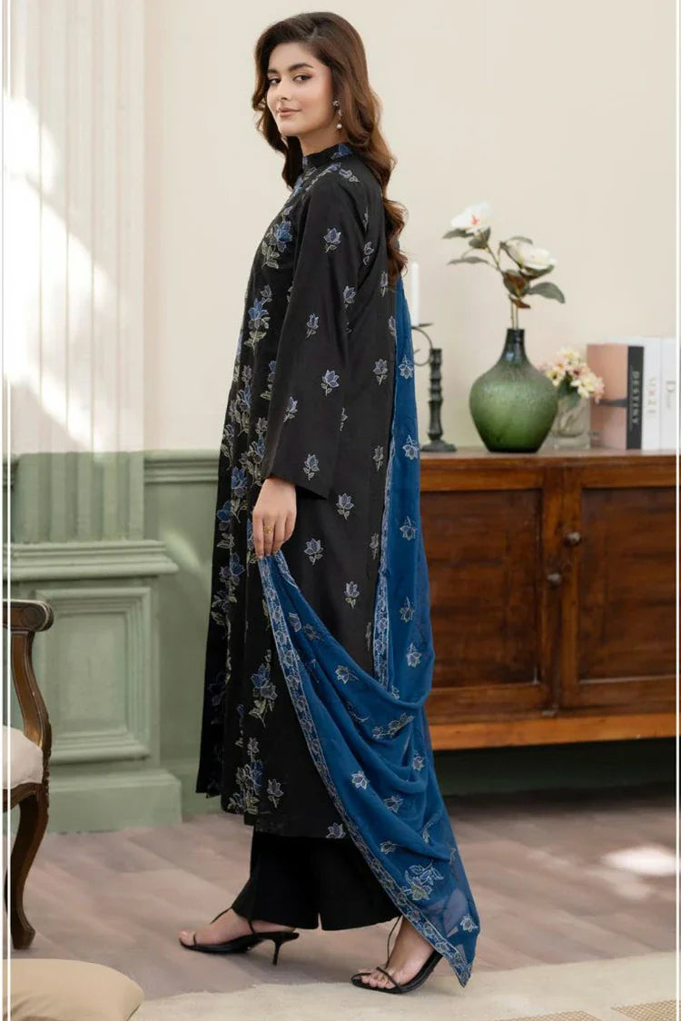 Picture of Noor e Fajar - Nisha Embroidered Winter Raw Silk Collection - IS-002 - Unstitched - Available at Raja Sahib