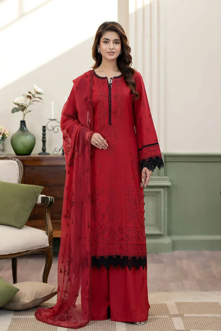 Picture of Noor e Fajar - Nisha Embroidered Winter Raw Silk Collection - IS-004 - Unstitched - Available at Raja Sahib