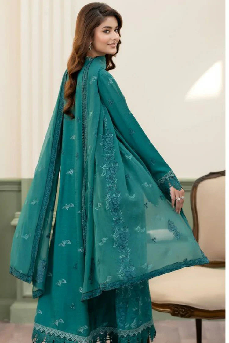 Picture of Noor e Fajar - Nisha Embroidered Winter Raw Silk Collection - IS-006 - Unstitched - Available at Raja Sahib