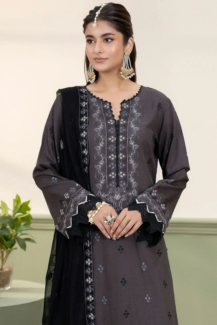 Picture of Noor e Fajar - Nisha Embroidered Winter Raw Silk Collection - IS-008 - Unstitched - Available at Raja Sahib