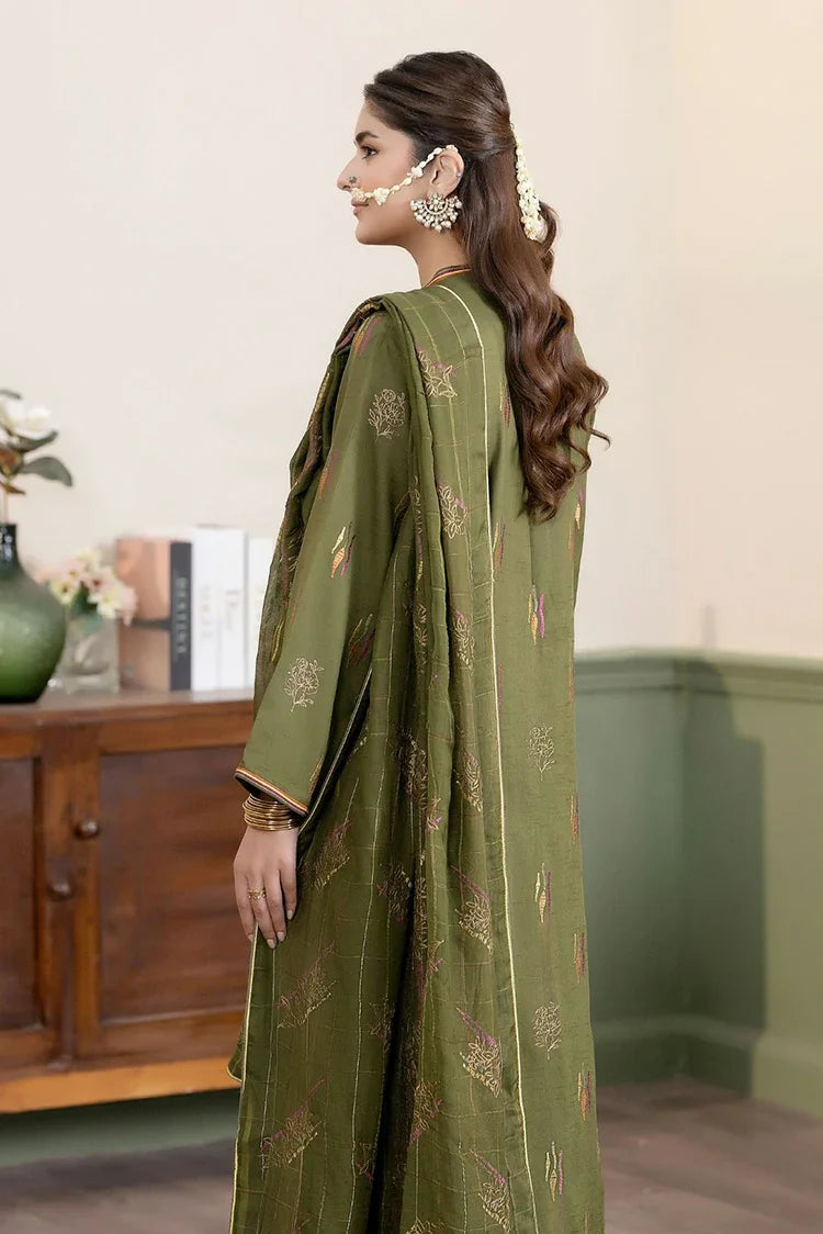 Picture of Noor e Fajar - Nisha Embroidered Winter Raw Silk Collection - IS-009 - Unstitched - Available at Raja Sahib