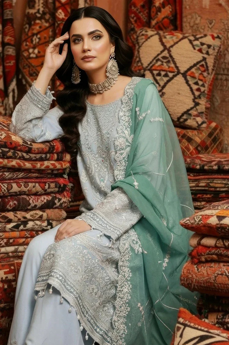 Picture of Imrozia - Mehr e Mah Fall Istanbul Collection - I-243 Elif-e-Noor - Unstitched - Available at Raja Sahib