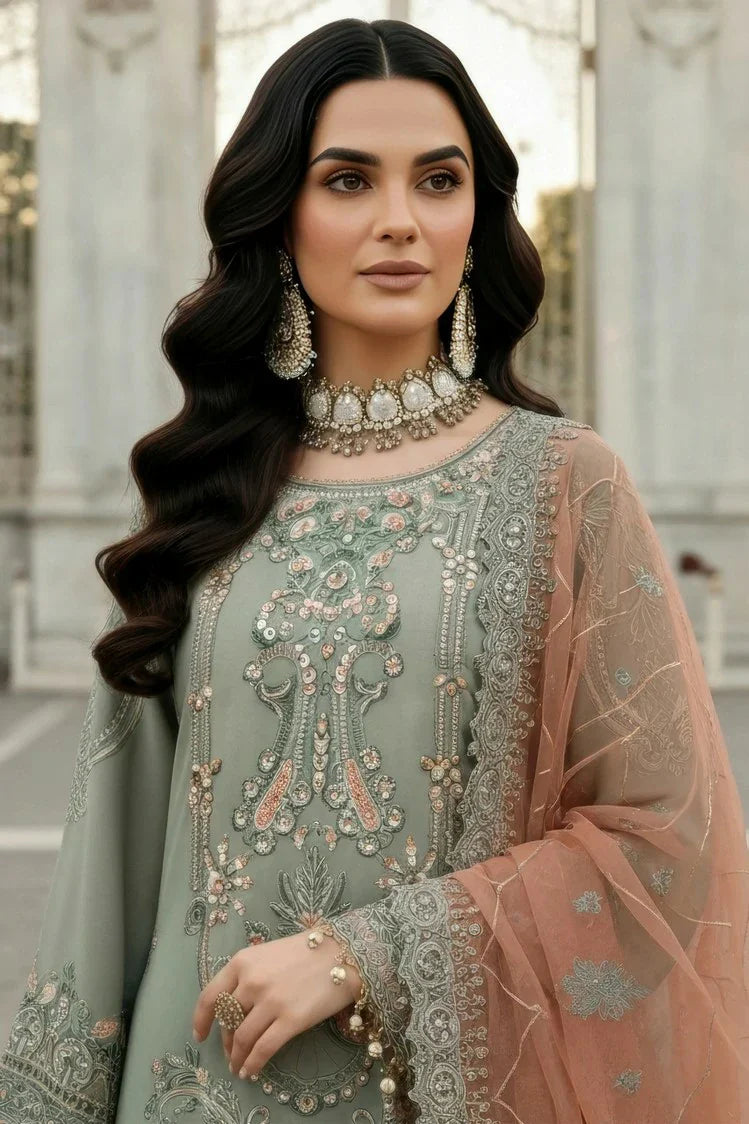 Picture of Imrozia - Mehr e Mah Fall Istanbul Collection - I-245 Dilara Sultan - Unstitched - Available at Raja Sahib
